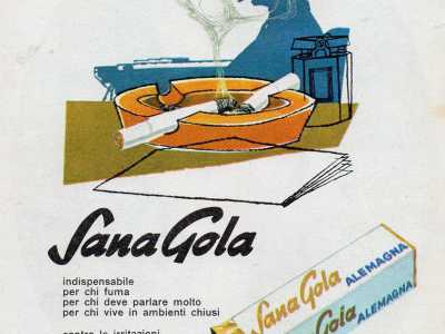 ...e �Sana Gola� (reclamizzate nel 1972 nei caroselli da Enzo Jannacci)...